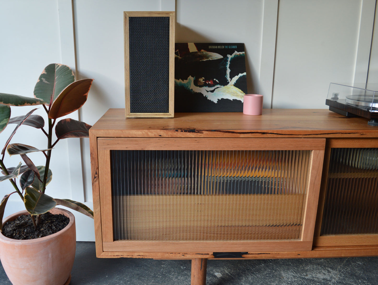 Fluted Entertainment Unit
